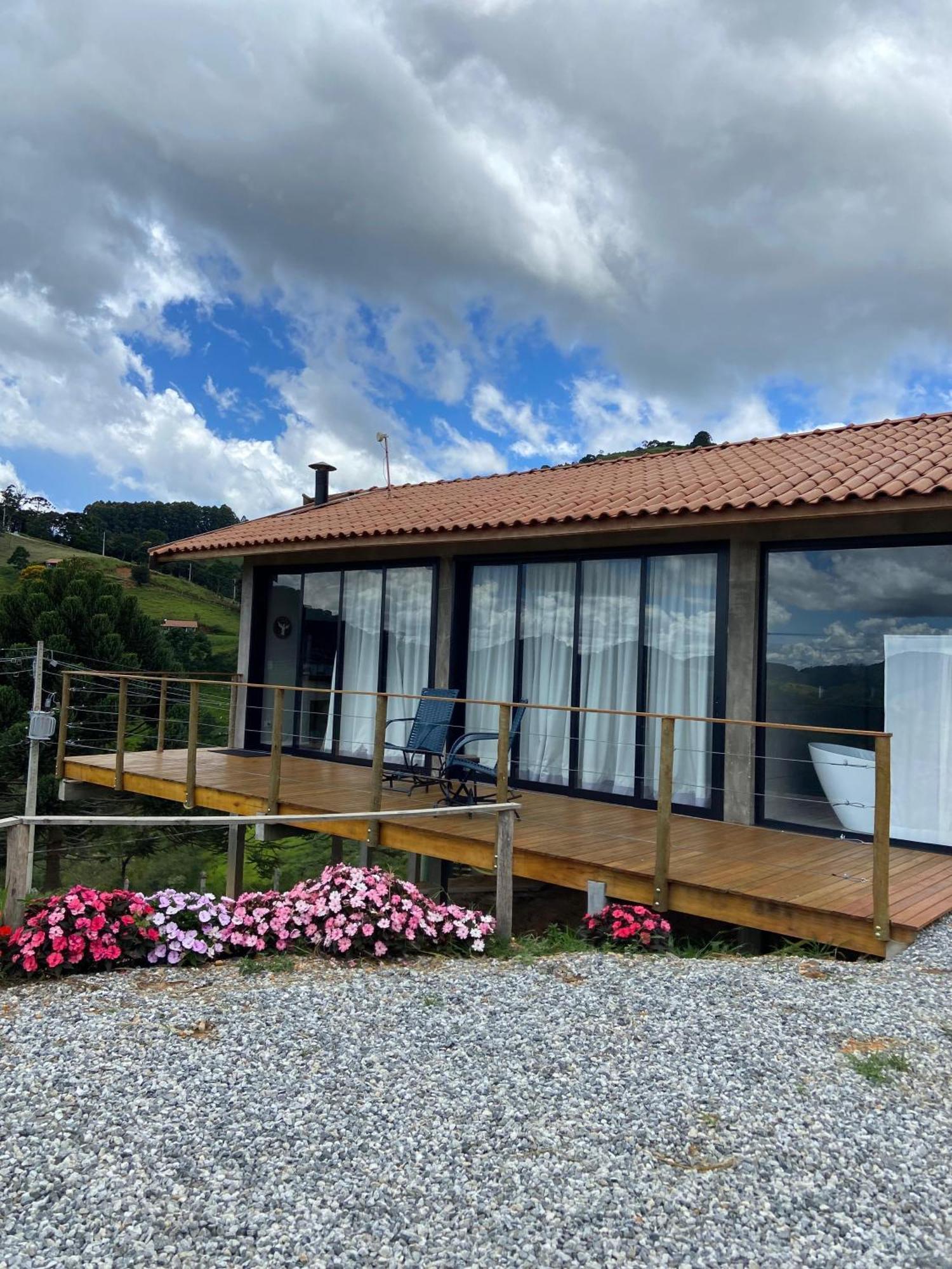 Chale Oliva E Chale Salvia, Charmosos E Com Vista Da Mantiqueira Villa Gonçalves Exteriör bild